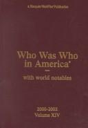 Cover of: Who Was Who in America 2000-2002 by 