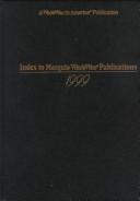 Cover of: Index to Marquis Who's Who Publications 1999 (Index to Marquis Who's Who Publications)