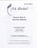 Front cover of Tu Diras! by Martinez-Lage