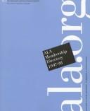 Cover of: Ala Membership Directory 1997-1998 (American Library Association//Ala Membership Directory) by American Library Association