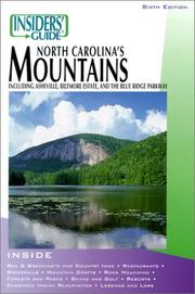 Cover of: Insiders' Guide to North Carolina's Mountains, 6th (Insiders' Guide Series) by Constance Richards, Kenneth L. Richards