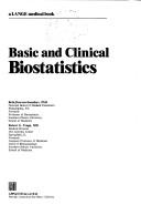 Cover of: Basic and clinical biostatistics