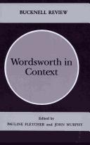 Cover of: Wordsworth in Context (Bucknell Review)