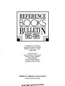 Cover of: Reference Books Bulletin, 1985-1986 (Reference Books Bulletin)