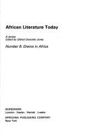 Drama in Africa (African Literature Today, No 8) by Eldred Durosimi Jones