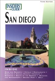 Cover of: Insiders' Guide to San Diego, 3rd