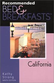 Cover of: Recommended Bed & Breakfasts California,  9th