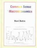 Cover of: Common Sense Macroeconomics