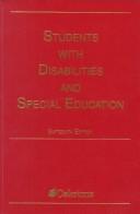 Front cover of Students With Disabilities and Special Education by Unknown