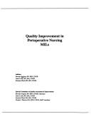 Cover of: Quality Improvement in Perioperative Nursing
