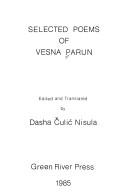 Cover of: Selected Poems of Vesna Parum