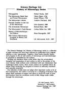The History of Microscopes and Microscopical Technique by J.B. McCormick