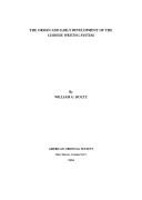 Cover of: Origin and Early Development of the Chinese Writing System/Volume 78 (American Oriental Series) by W. Boltz