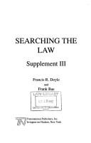 Searching the Law by Francis R. Doyle