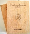 Cover of: Collected Works of The Mother, 17 Vol. Set