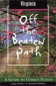 Cover of: Virginia Off the Beaten Path, 7th: A Guide to Unique Places