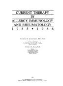 Cover of: Current Therapy in Allergy, Immunology, and Rheumatology, 1985-1986 (Innovations,)