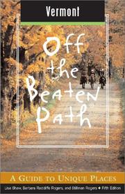 Cover of: Vermont Off the Beaten Path, 5th | Barbara Radcliffe Rogers