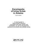 Cover of: Encyclopedia of living artists in America | 