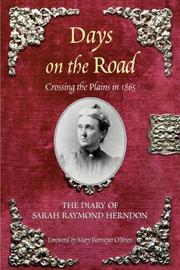 Cover of: Days on the road by Herndon, Sarah Raymond