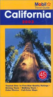 Cover of: Mobil Travel Guide California 2003 (Mobil Travel Guide Northern California ( Fresno and North))