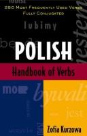 Cover of: Polish Handbook of Verbs by Zofia Kurzowa