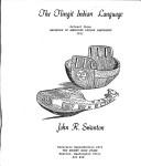 Cover of: Tlingit Indian Language