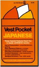Cover of: Vest Pocket Japanese (Cortina Language Series)