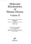 Cover of: Molecular Biochemistry of Human Disease, Volume 2
