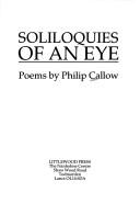 Cover of: Soliloquies of an Eye: Poems