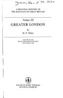 Cover of: A Regional History of the Railways of Britain: Greater London (Regional Railway History Series)