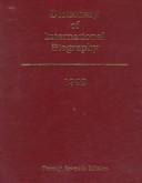 Cover of: Dictionary of International Biography 1999 (Dictionary of International Biography)