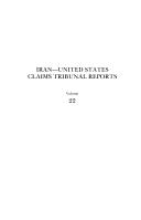 Cover of: Iran-U.S. Claims Tribunal Reports volume 22 (Iran-U.S. Claims Tribunal Reports)