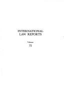Cover of: International Law Reports