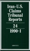 Cover of: Iran-U.S. Claims Tribunal Reports volume 24 (Iran-U.S. Claims Tribunal Reports)