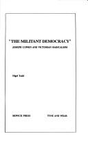 Cover of: The Militant Democracy