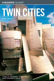 Cover of: Insiders' Guide to the Twin Cities, 5th (Insiders' Guide Series)