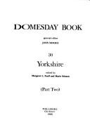 Cover of: Yorkshire (W/Parts of Lancashire & Cumbria) (Domesday Books (Phillimore)) | John Morris