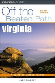 Cover of: Virginia Off the Beaten Path, 8th (Off the Beaten Path Series)
