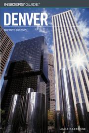 Cover of: Insiders' Guide to Denver, 7th