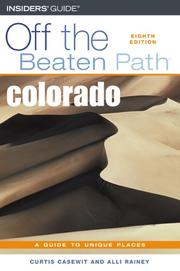 Cover of: Colorado Off the Beaten Path, 8th (Off the Beaten Path Series)