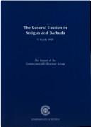 Cover of: general elections in Antigua and Barbuda, 9 March, 1999