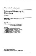 Cover of: Saturated Heterocyclic Chemistry