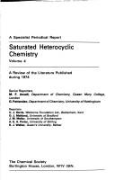 Cover of: Saturated Heterocyclic Chemistry