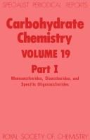 Cover of: Carbohydrate Chemistry | N. R. Williams