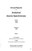 Cover of: Annual reports on analytical atomic spectroscopy.: reviewing 1983