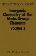 Cover of: Inorganic Chemistry of the Main-group Elements (Specialist Periodical Reports) by C. C. Addison