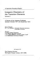 Cover of: Inorganic chemistry of the transition elements.