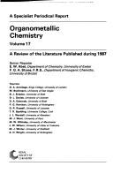 Cover of: Organometallic Chemistry by E. W. Abel, F. G. Stone