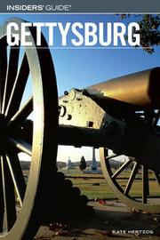 Cover of: Insiders' Guide to Gettysburg